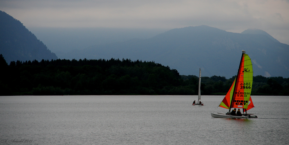 Segelboot auf dem Chiemsee...