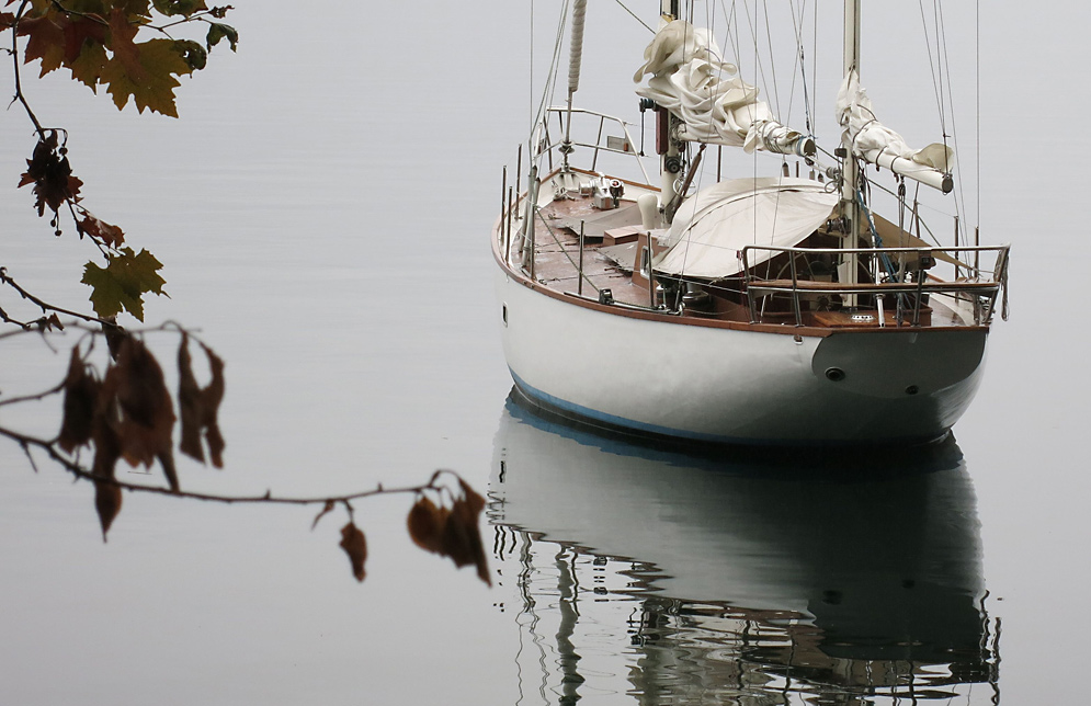 Segelboot auf dem Lago Maggiore