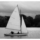 Segelboot auf dem Maschsee (Hannover)