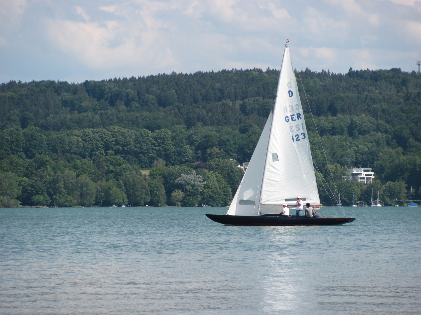 Segelboot auf dem Starnbergersee