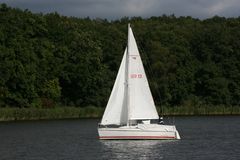 Segelboot auf den Potsdamer Seen