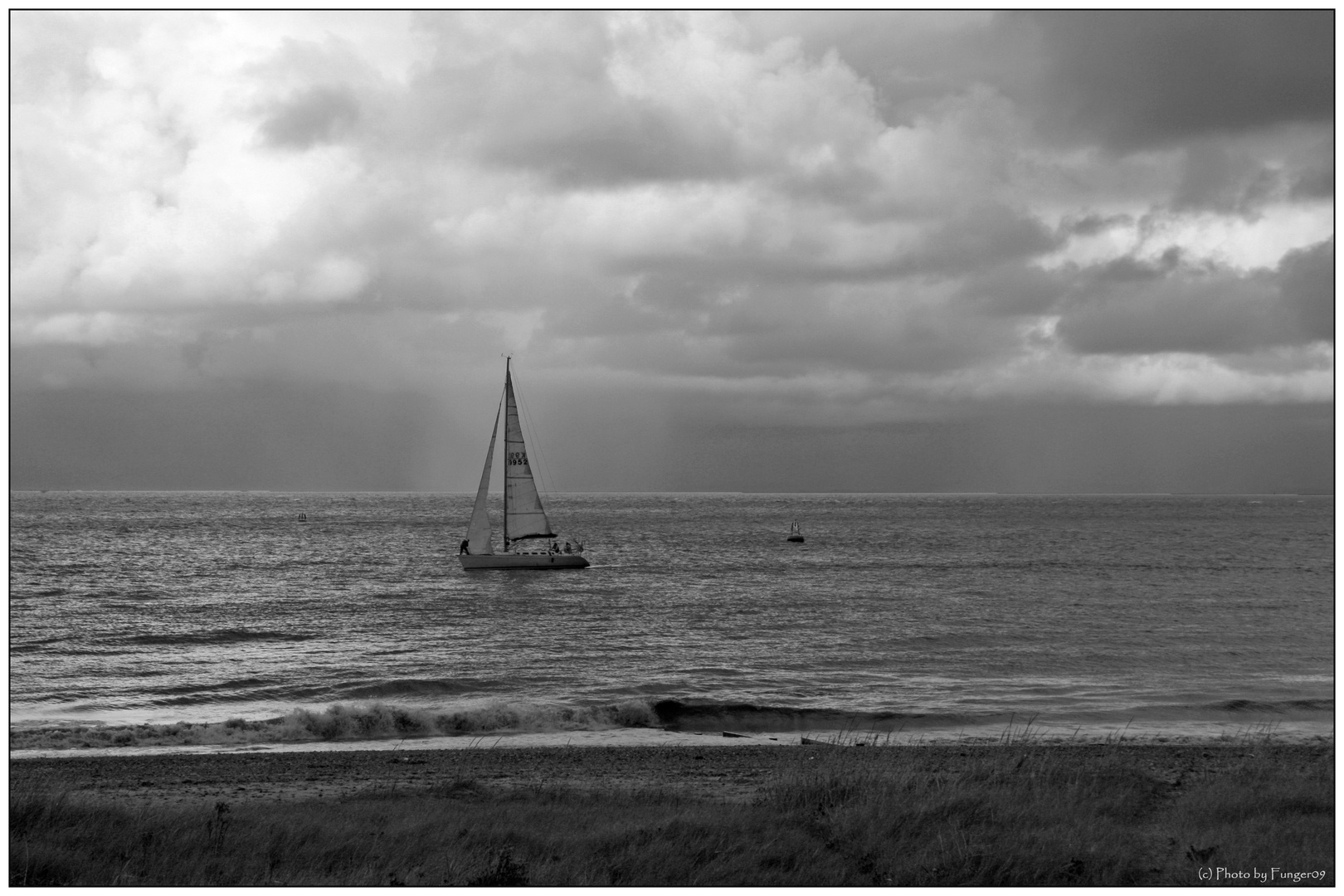 Segelboot bei Fleetwood