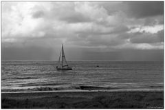 Segelboot bei Fleetwood