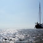 Segelboot gestrandet