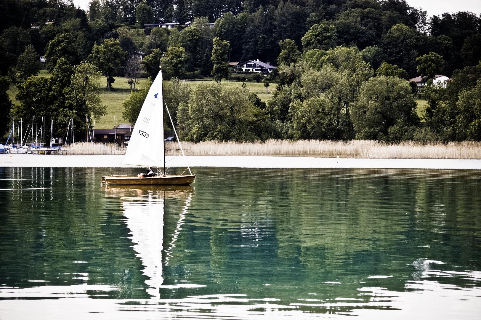 Segelboot Gmund Seeglas