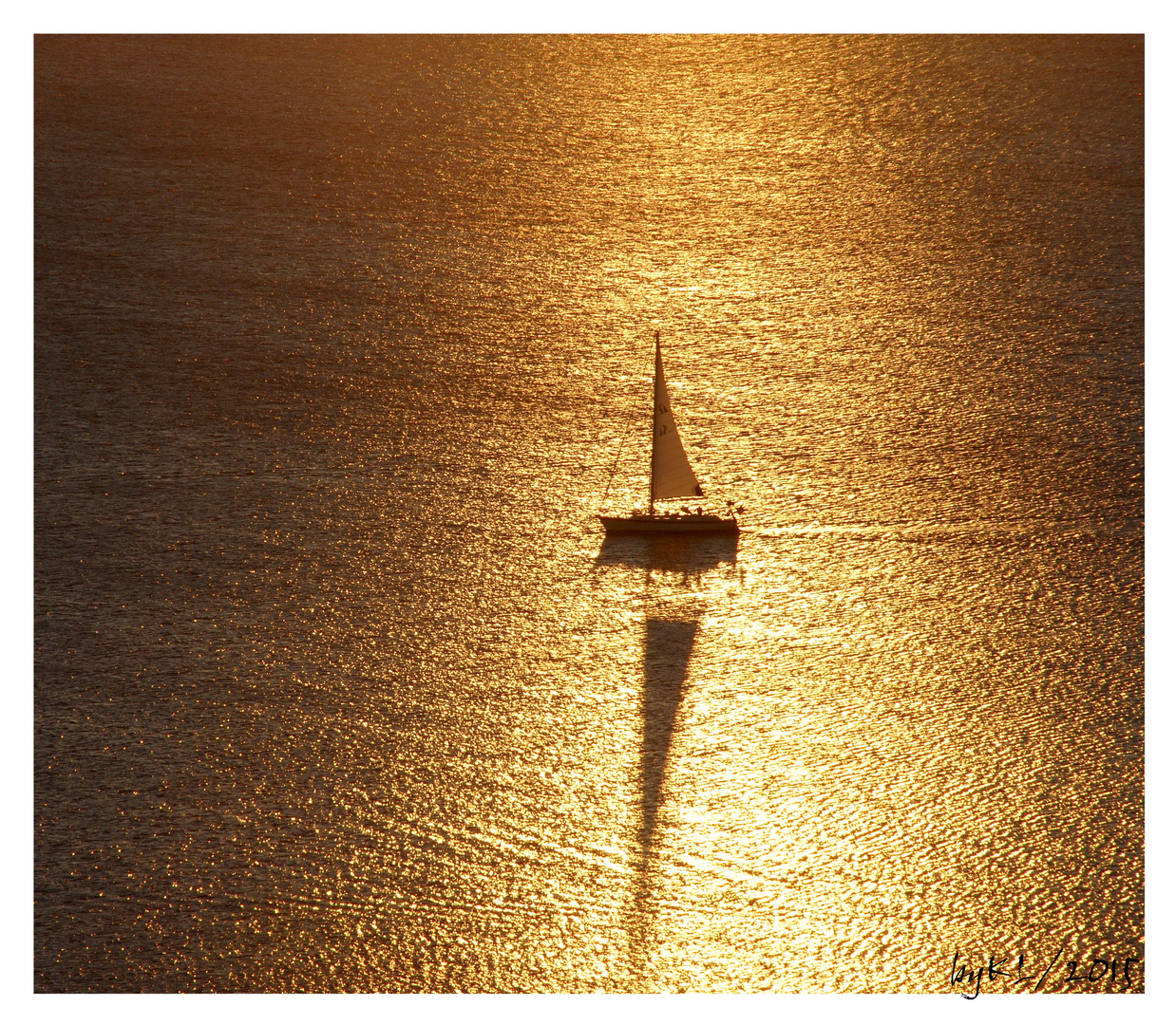 Segelboot Hammershus