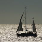 Segelboot im Cuxhafener Hafen