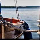 Segelboot im Hafen