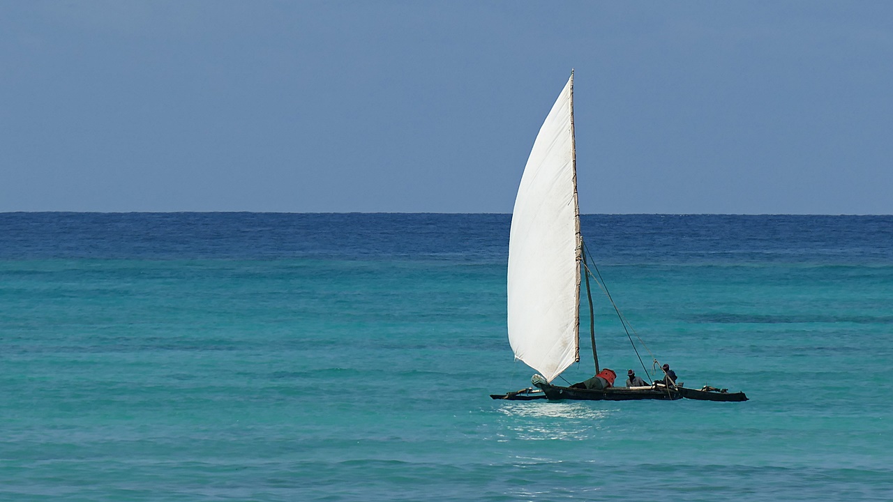 Segelboot im Meer....