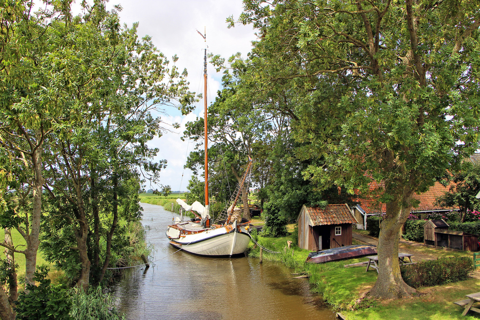 Segelboot in Allingawier