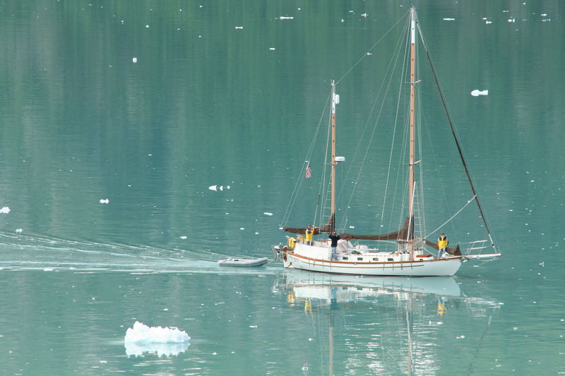 Segelboot in der Glacier Bay