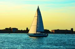 Segelboot in Venedig