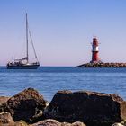 Segelboot in Warnemünde