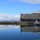 Segelboot mit Hintergrund