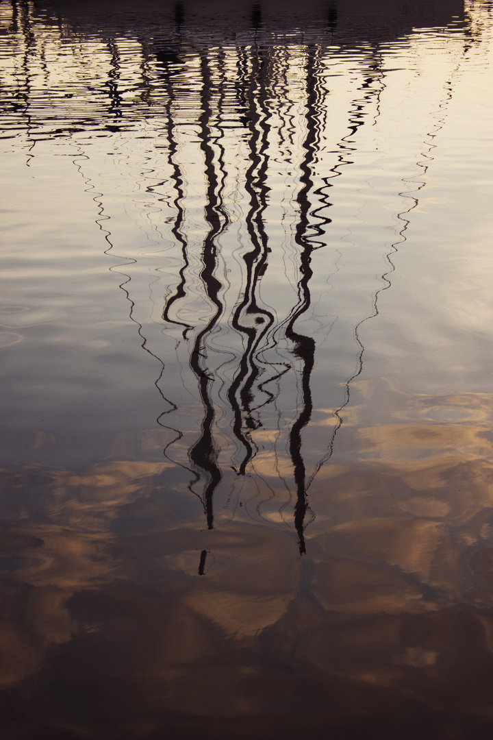 Segelboot Reflektion