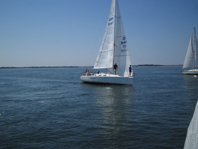 Segelboot vor Amrum