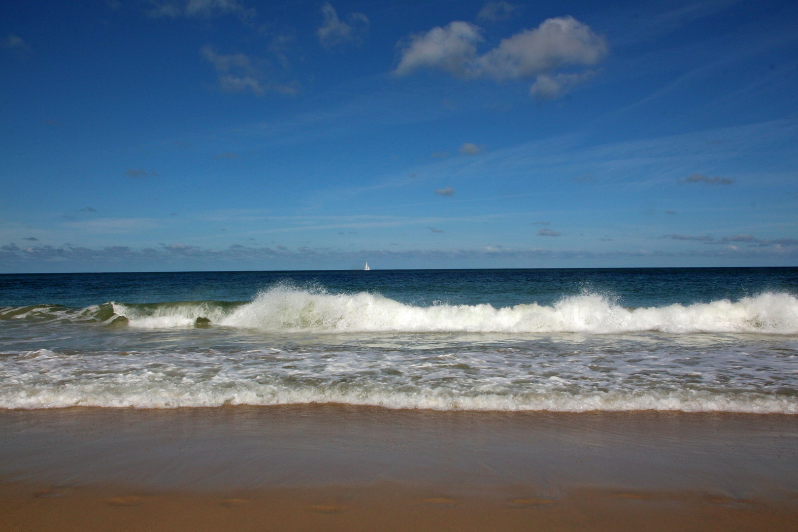 Segelboot vor Sylt