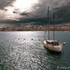 Segelboot vor Valletta