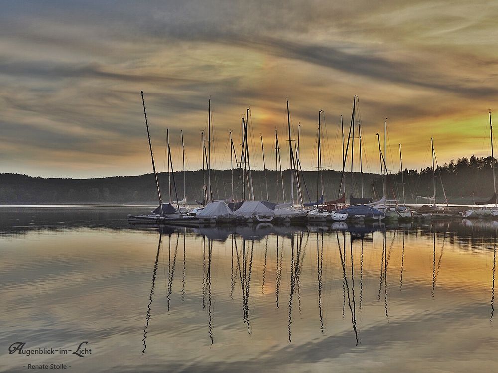 Segelboote am Abend...