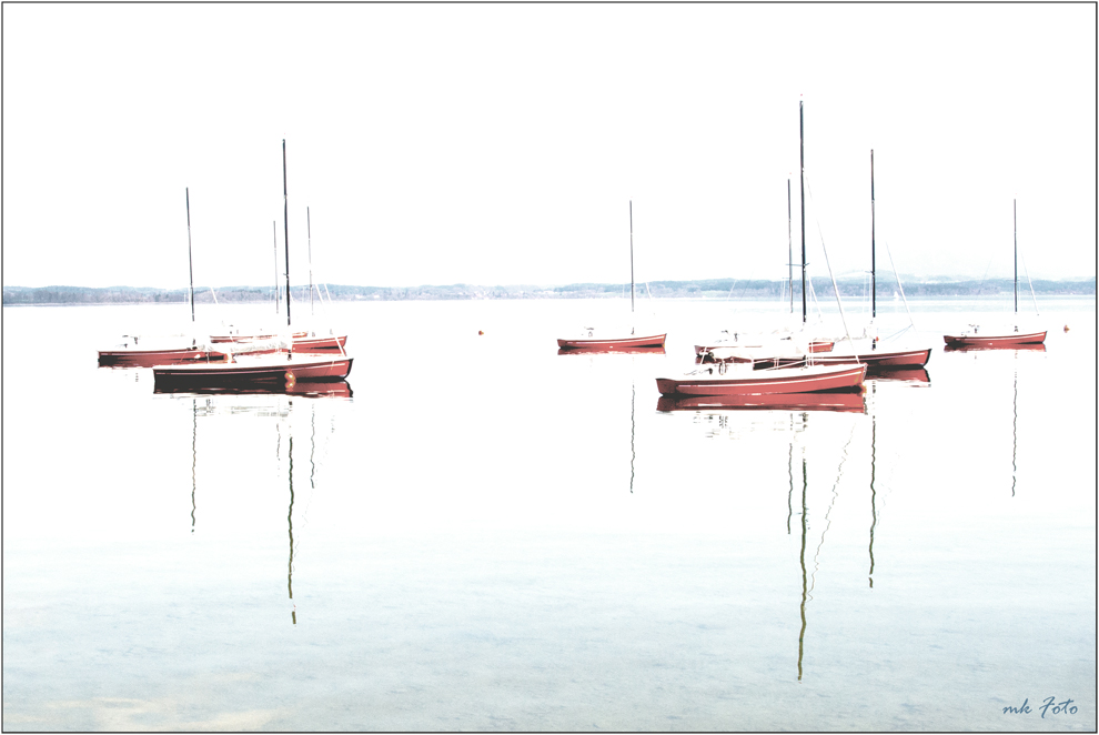 Segelboote am Chiemsee