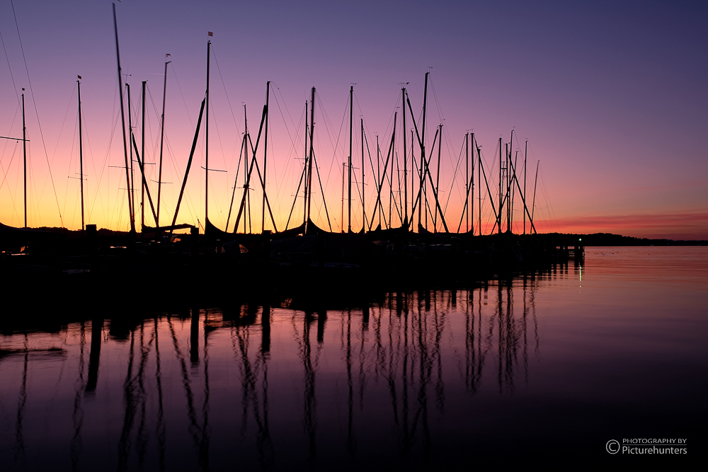 Segelboote am Chiemsee