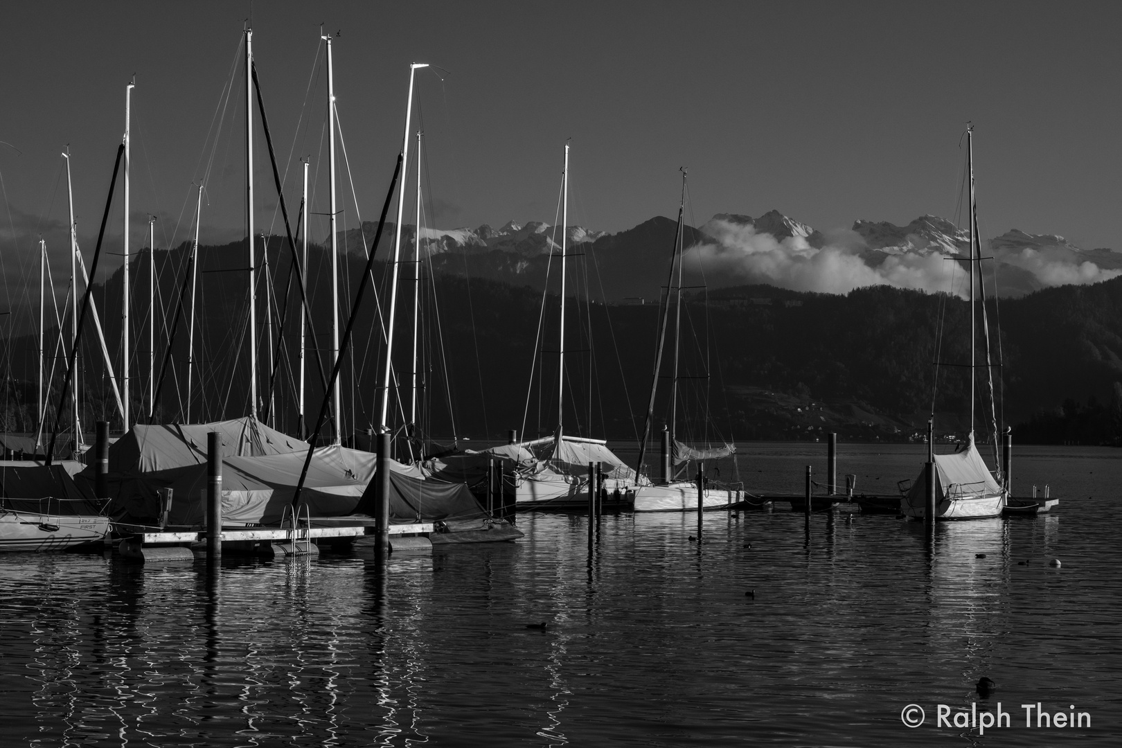 Segelboote am Luzerner See