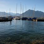 Segelboote am Thunersee