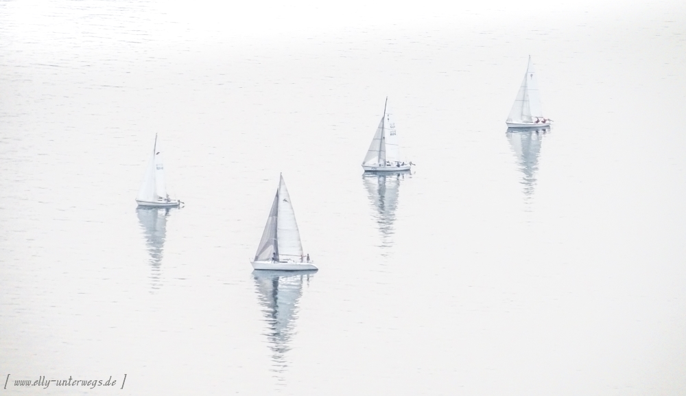 Segelboote auf dem  Lago Maggiore