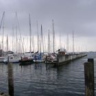 Segelboote im Hafen von Laboe