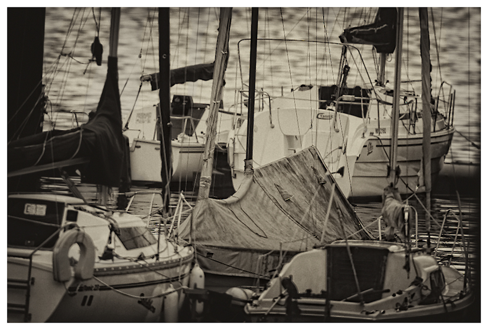 Segelboote im Hafen von Ramsberg