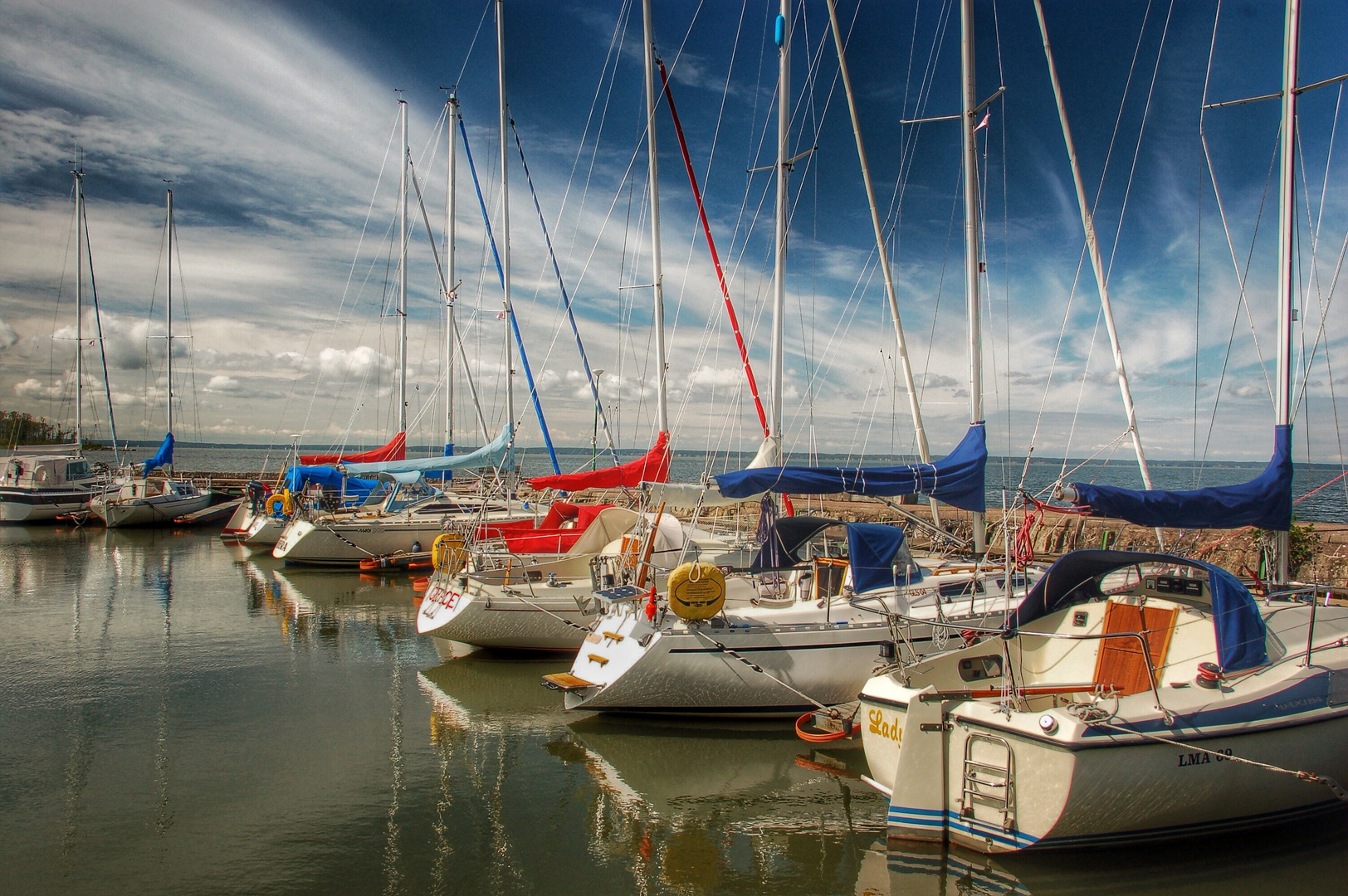 Segelboote in Schweden