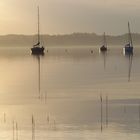 Segelboote überwintern im Wasser