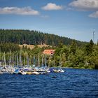 Segelboote vom Segelverein Schluchsee