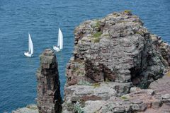 Segelboote vor Cap Frehel