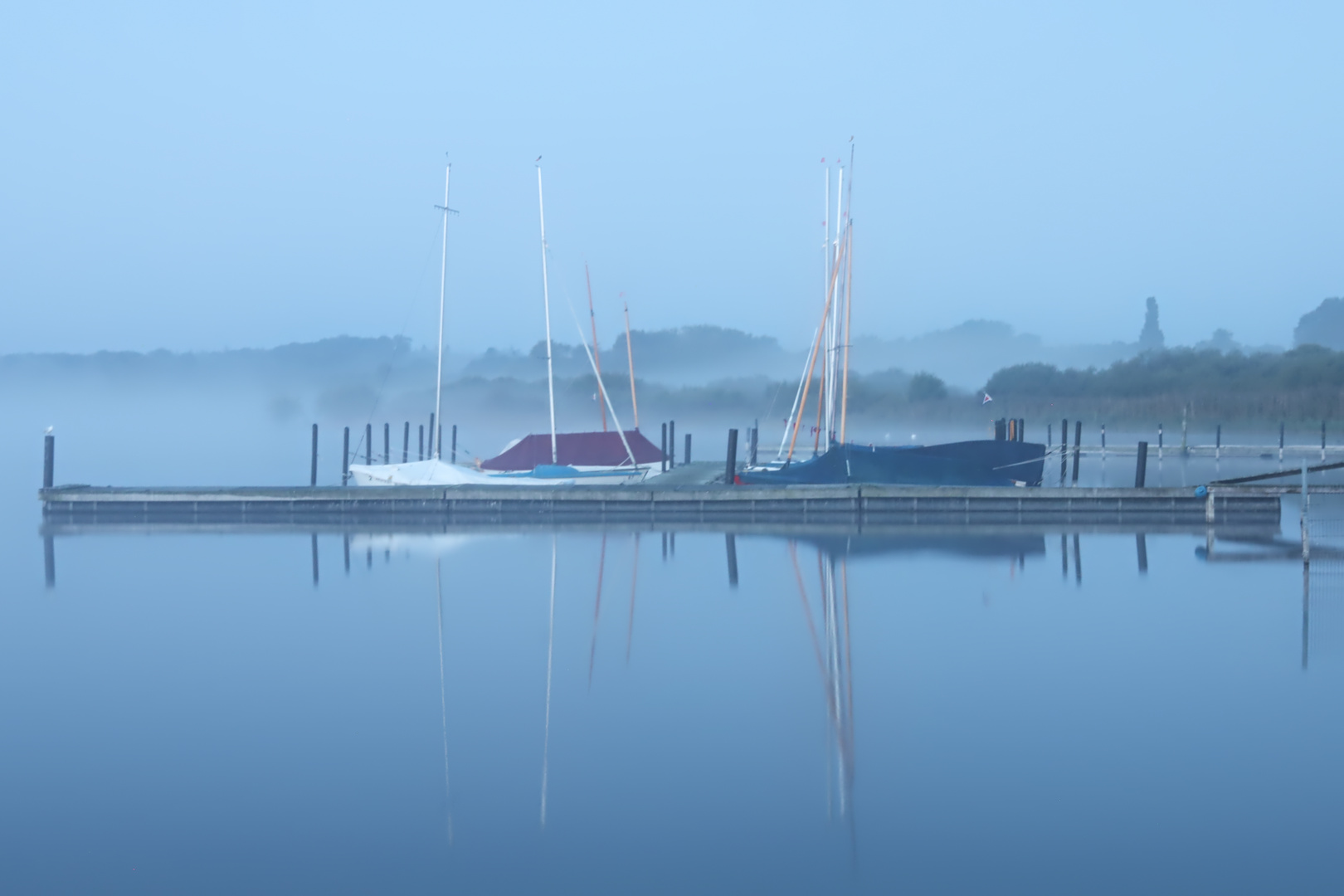 Segelboote warten auf ihren Einsatz - sailboats ready to use