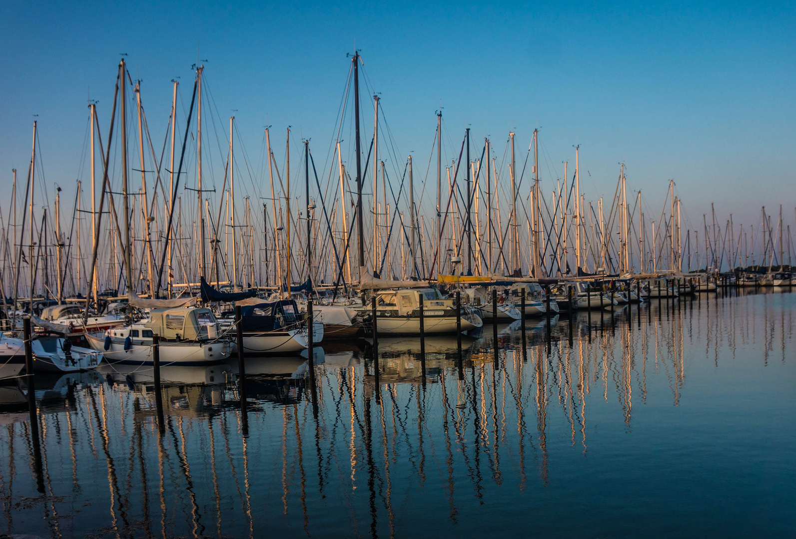 Segelboothafen in Heiligenhafen