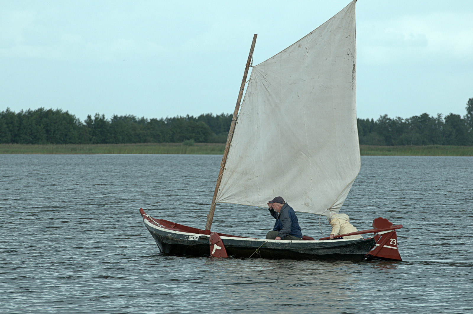 Segelfahrt.