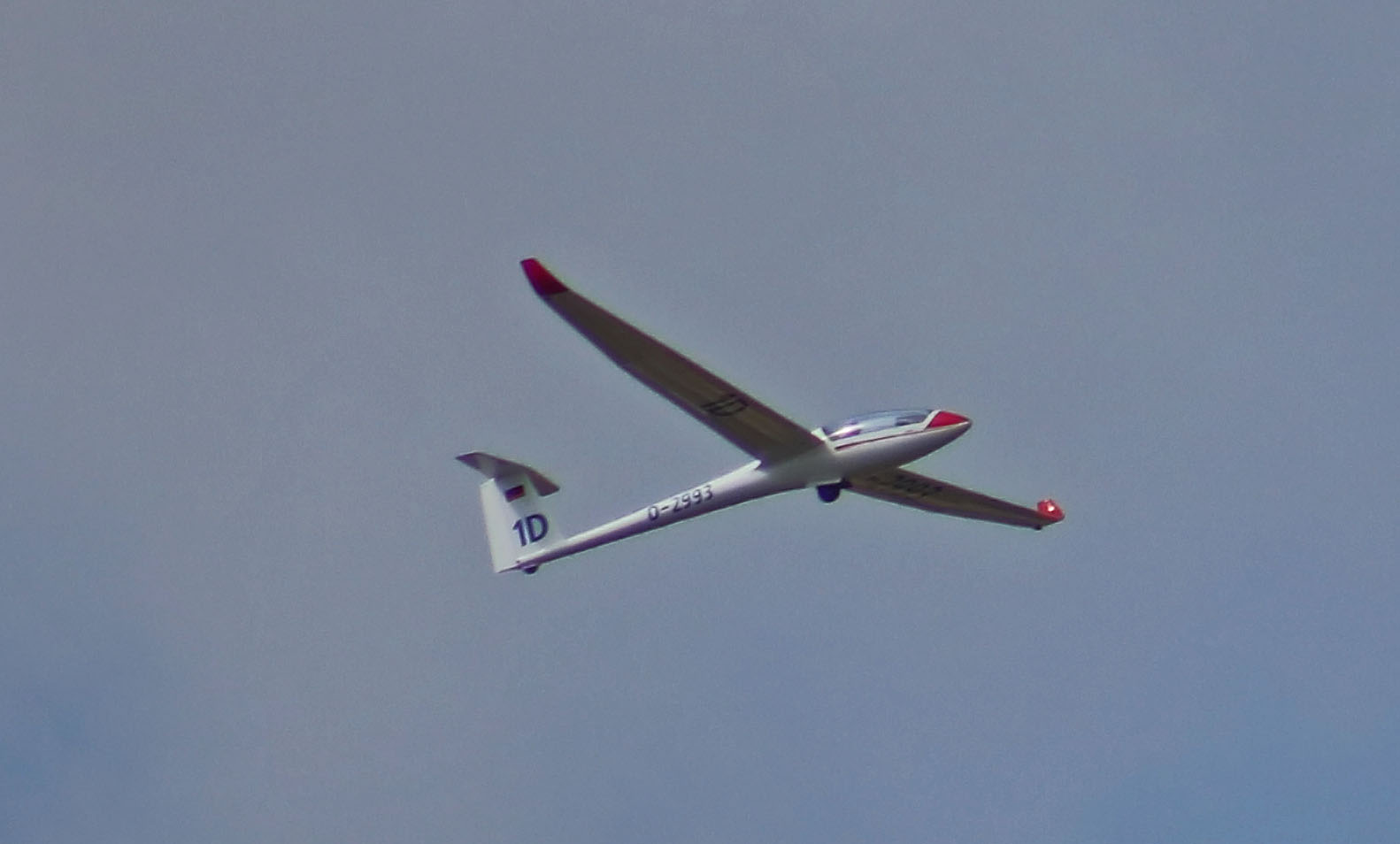 Segelflieger unterwegs in der Luft