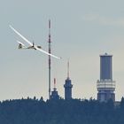 Segelflieger vor dem Feldberg (Ts.)