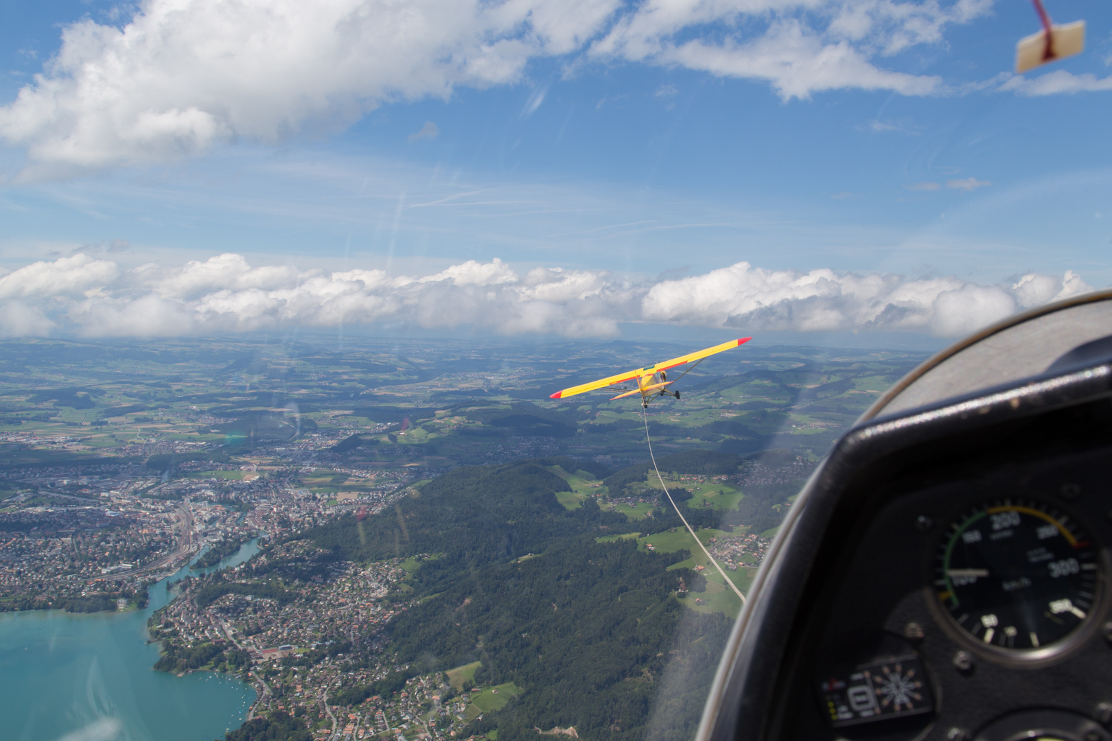 Segelflug am Thunersee