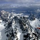 Segelflug über den Dolomiten