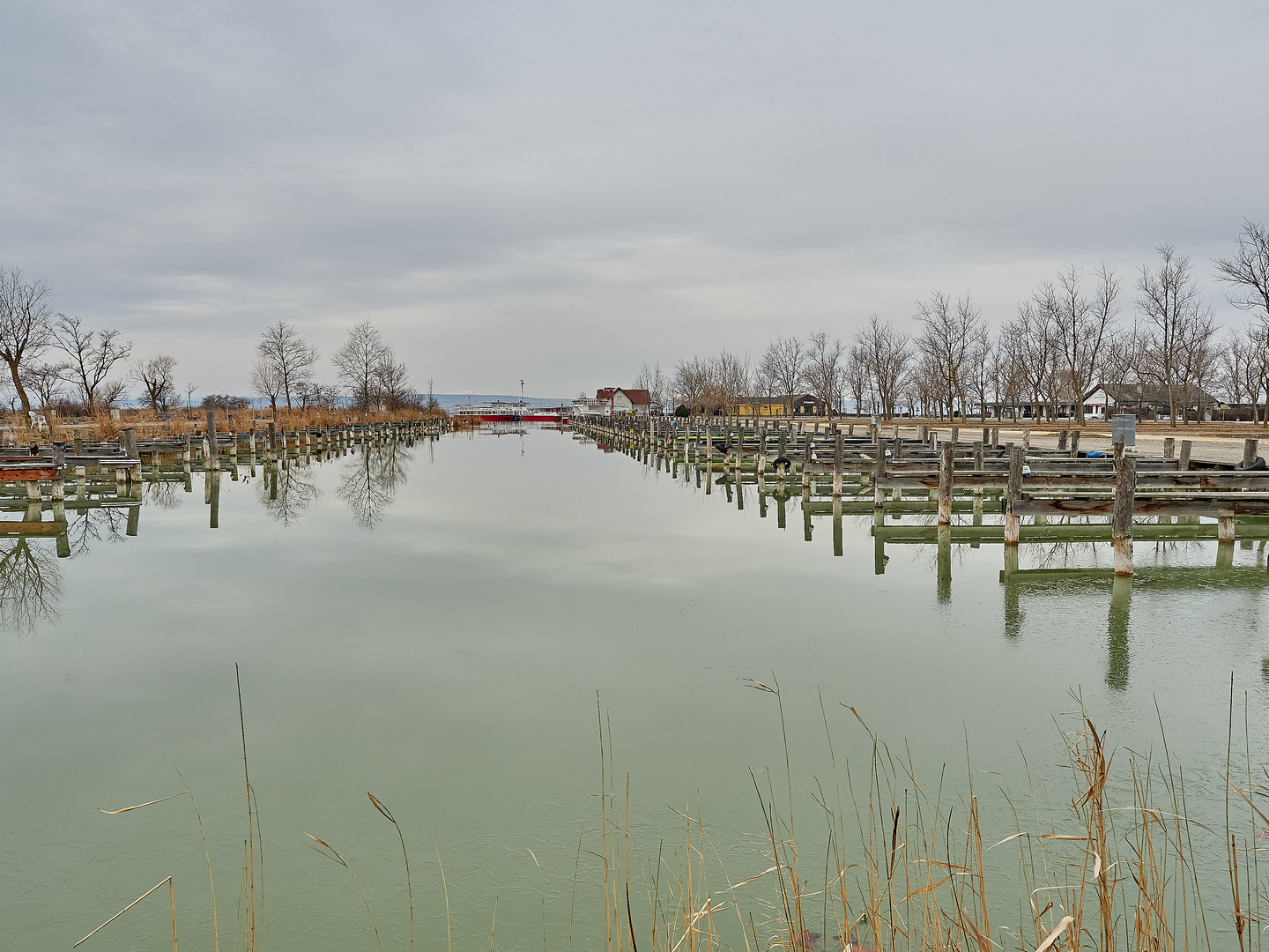 Segelhafen Illmitz im Wintedrschlaf