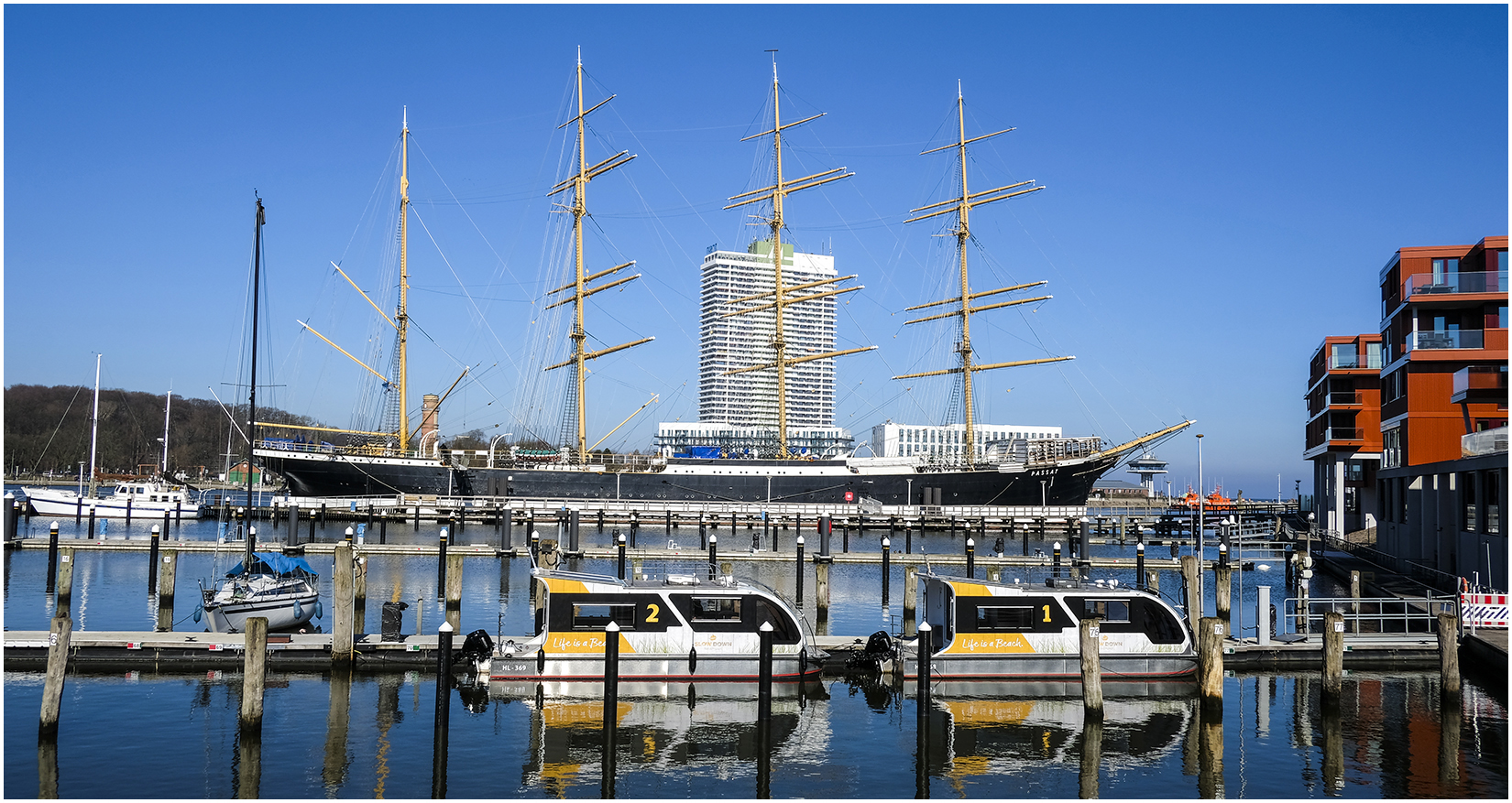 Segelhafen in Travemünde