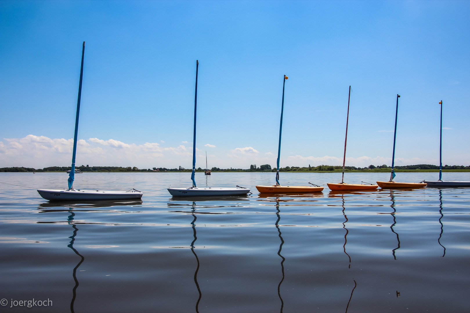 Segeljollen - Ijsselmeer bei Lemmer, Niederlande 