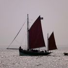 Segelkutter vor den Sept Îles, Bretagne