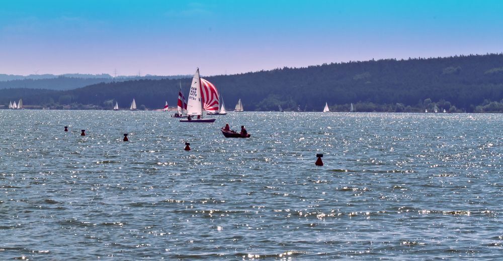 Segeln am Brombachsee