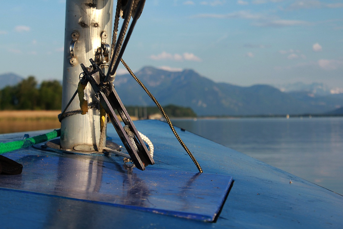 Segeln auf dem Heimatsee