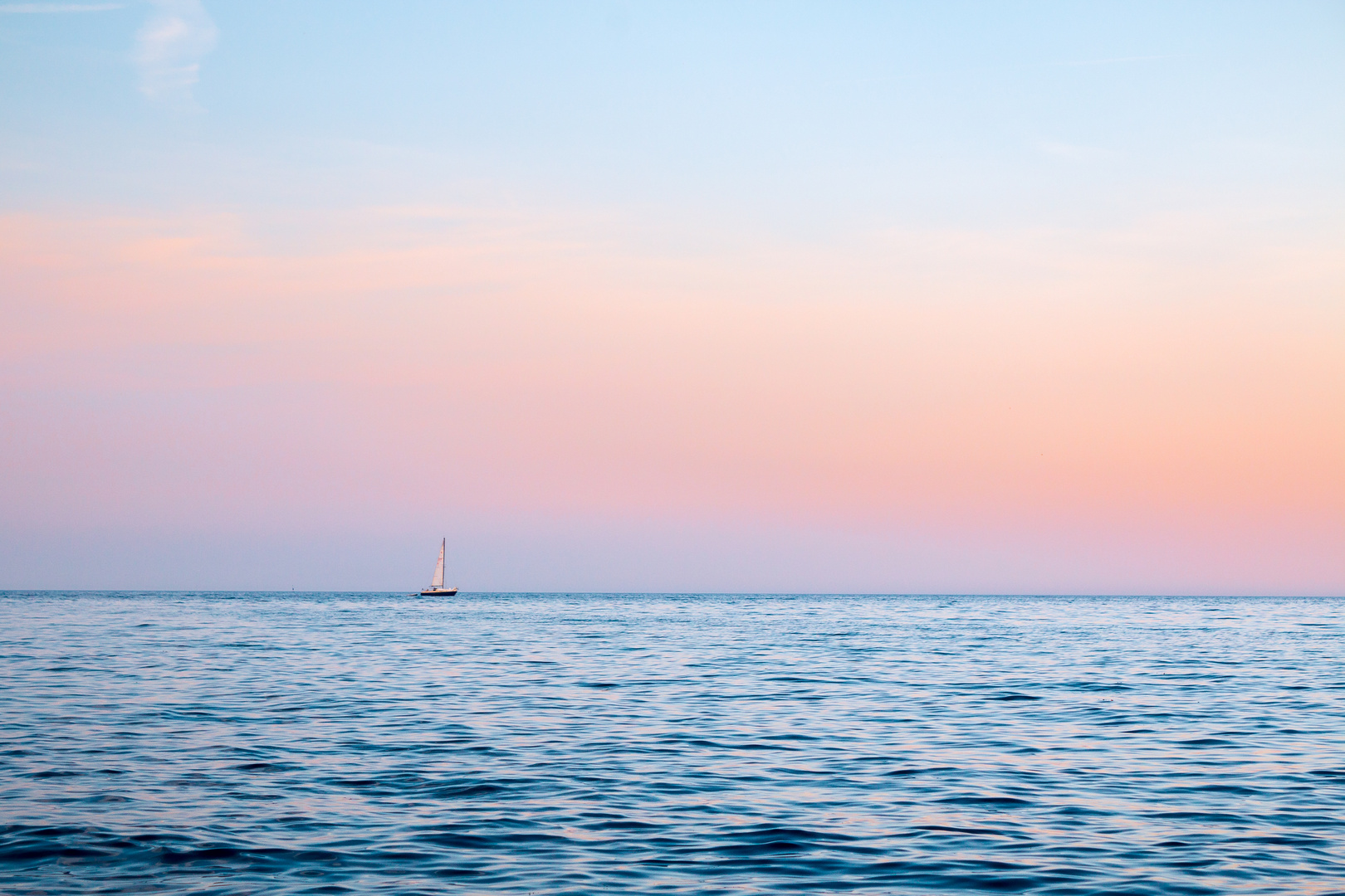 Segeln auf dem Horizont