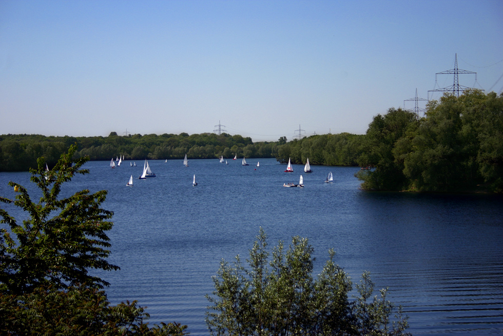 Segeln auf dem Lohheider See