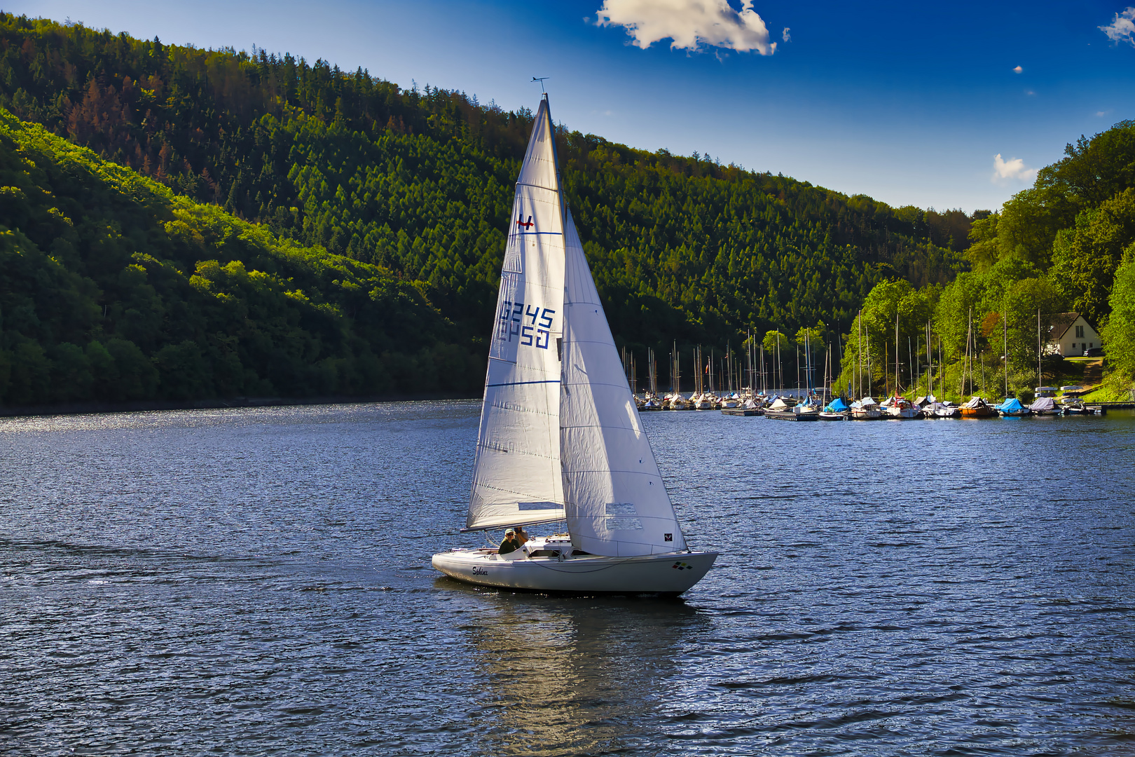 Segeln auf dem Rursee